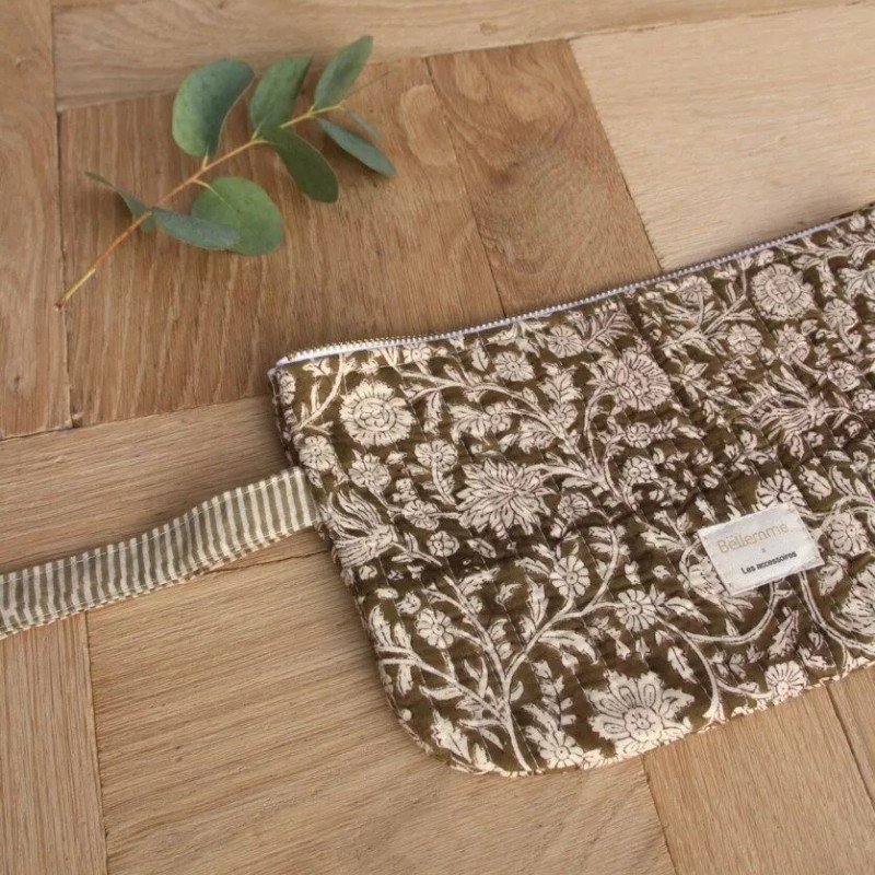 Pochette format medium -  Anjali kaki