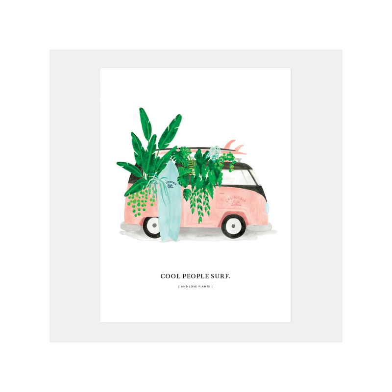 Affiche GM - Surf et plantes