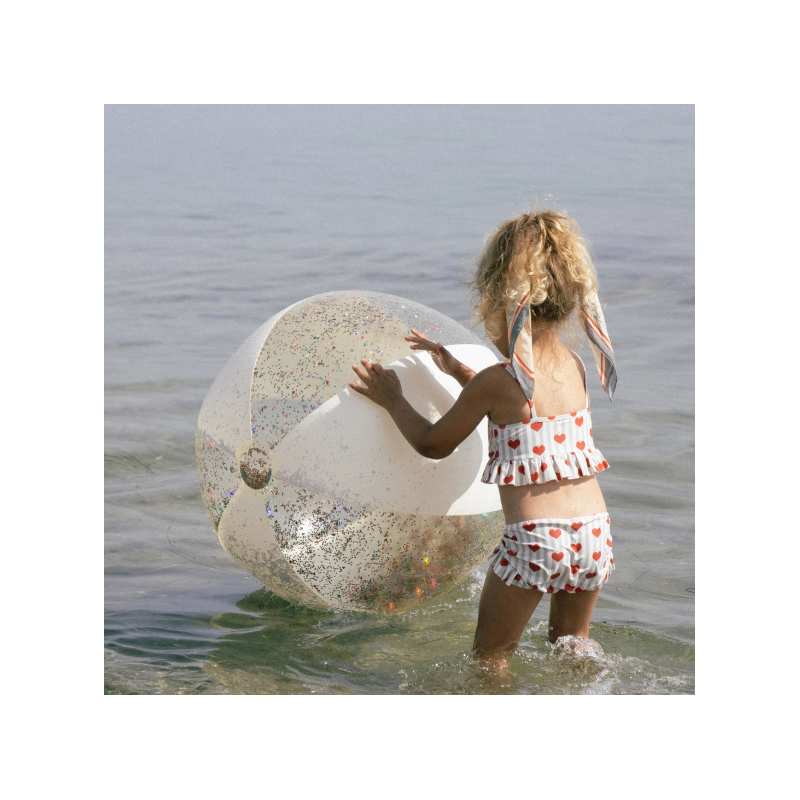 Ballon de plage - TRANSPARENT BEACH BALL - Konges Slojd