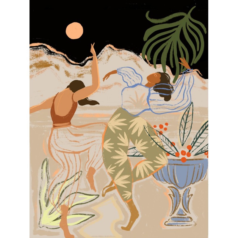 Affiche 18x25 - Moonlight Dance - David & David Studio