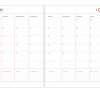 Agenda scolaire - Palmier rose - A-journal Stationery