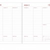 Agenda scolaire - Palmier rose - A-journal Stationery
