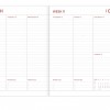 Agenda 18 mois - Soleil rose