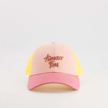 Casquette enfant 3/6ans - Amour fou jaune - Chamaye