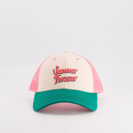 Casquette enfant 3/6ans - Summer Forever rose - Chamaye