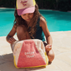 Trousse de toilette éponge - Dream team jaune