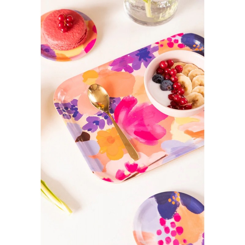 Plateau petit déjeuner - Flower garden - All the ways to say