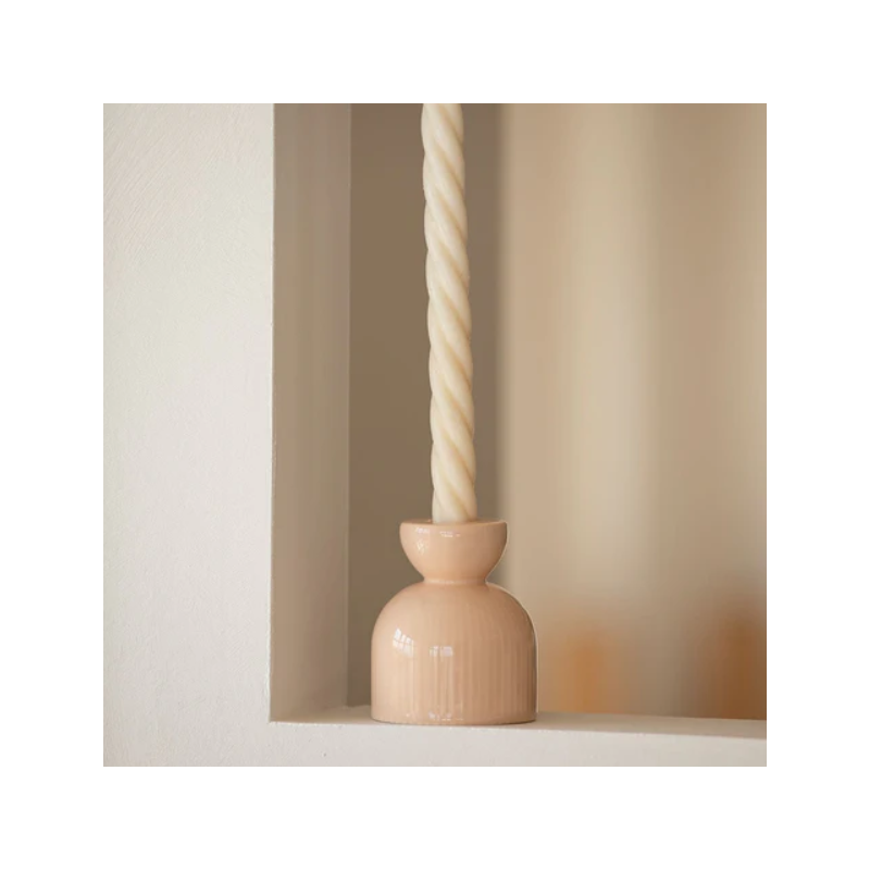 Bougeoir Lus mini poudré