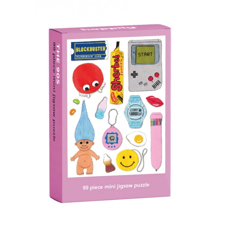Mini puzzle - Retro 90's - Happily