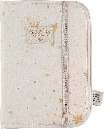 Protège carnet - Naturel/doré