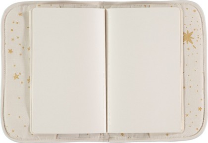 Protège carnet - Naturel/doré