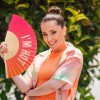 Eventail - I'm hot (rose et orange) - Fisura