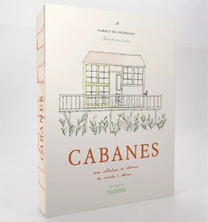 Carnet de coloriage - Cabanes