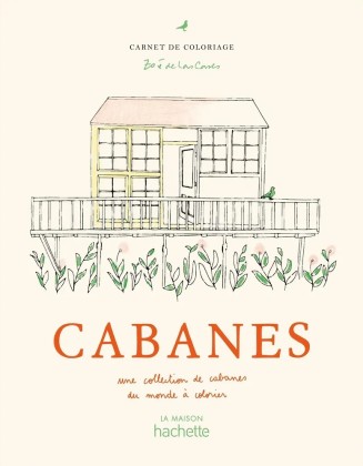 Carnet de coloriage - Cabanes