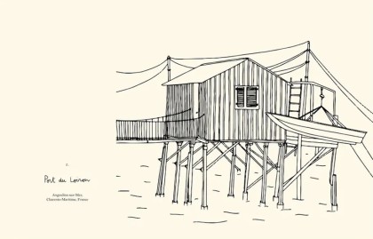 Carnet de coloriage - Cabanes