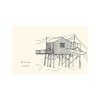Carnet de coloriage - Cabanes