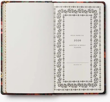 Agenda de poche - 12 mois Gracie 2026 - Rifle Paper