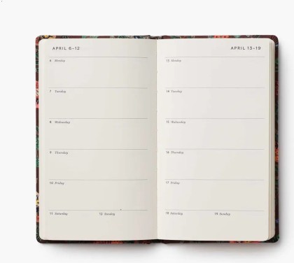 Agenda de poche - 12 mois Gracie 2026 - Rifle Paper