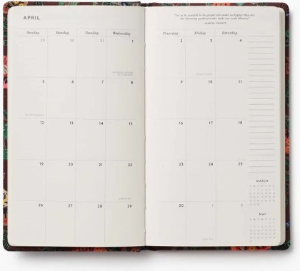 Agenda de poche - 12 mois Gracie 2026 - Rifle Paper