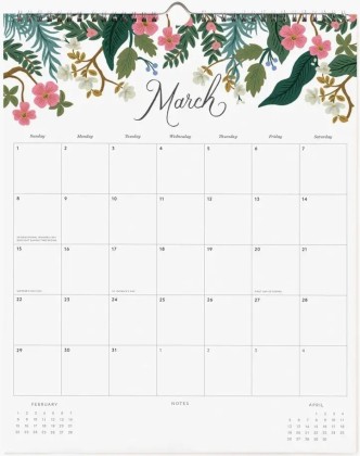 Calendrier - Dahlia 2026 - Rifle Paper