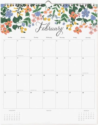 Calendrier - Dahlia 2026 - Rifle Paper