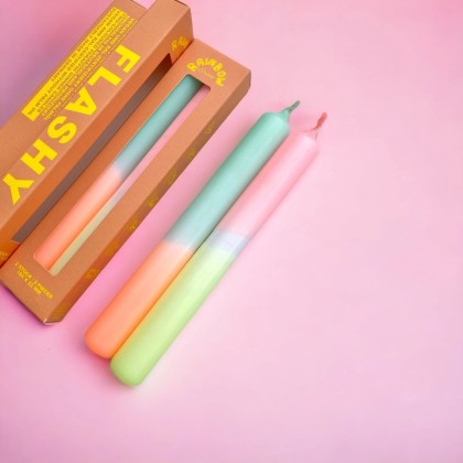 Set de 2 bougies Studio - Flashy