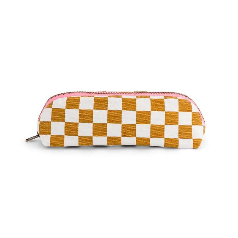 Trousse Gaston -  Damier caramel