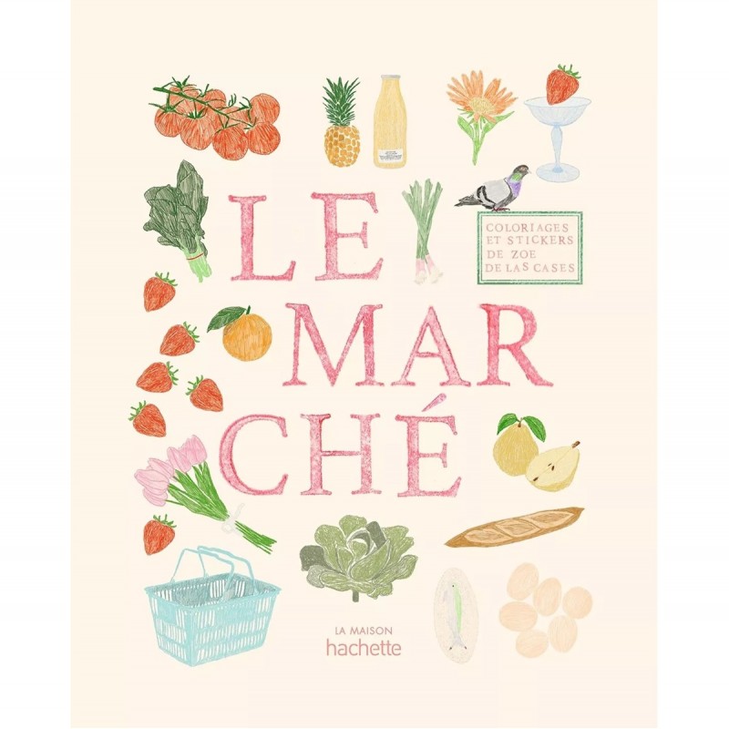 Carnet de coloriage - Le marché