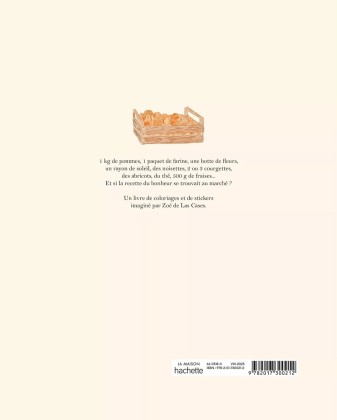 Carnet de coloriage - Le marché