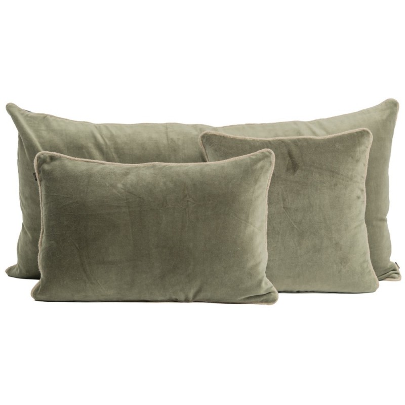 Coussin en velours New Delhi - Kaki