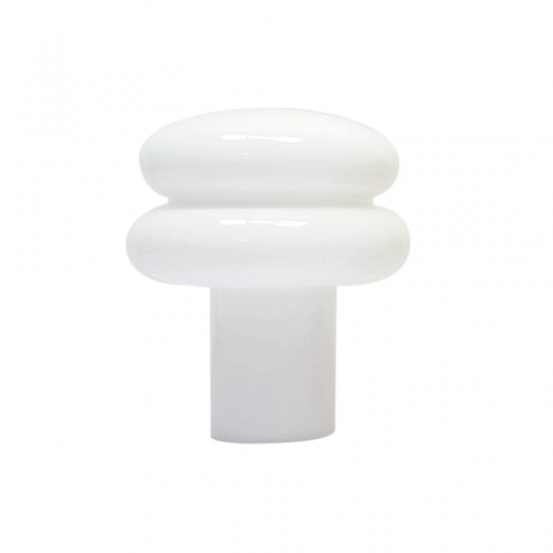 Lampe en verre Pauline - Blanche