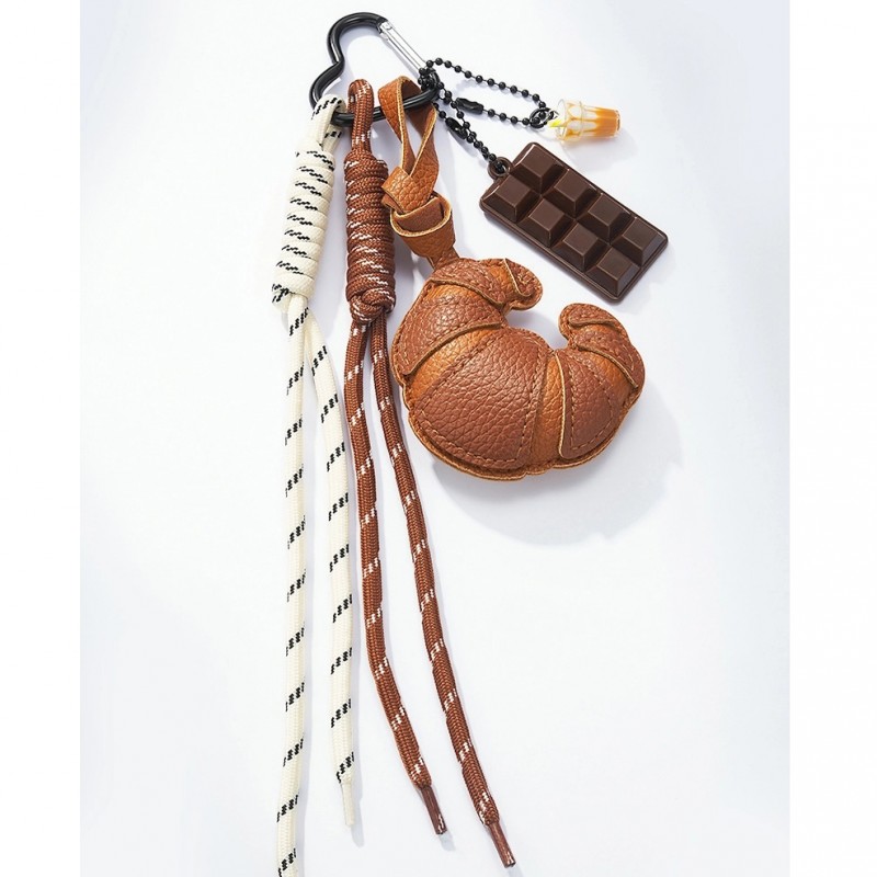 Grigri de sac et porte-clés - Croissant
