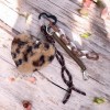 Grigri de sac et porte-clés - Coeur léopard