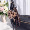 Grigri de sac et porte-clés - Coeur léopard