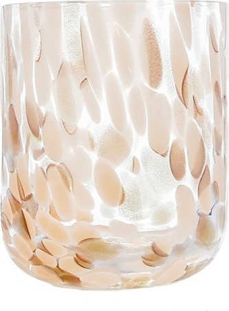 Verre moucheté - Nude et doré