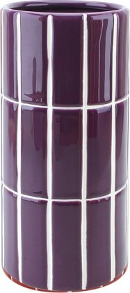 Vase carrelage - Violet