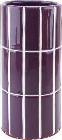 Vase carrelage - Violet