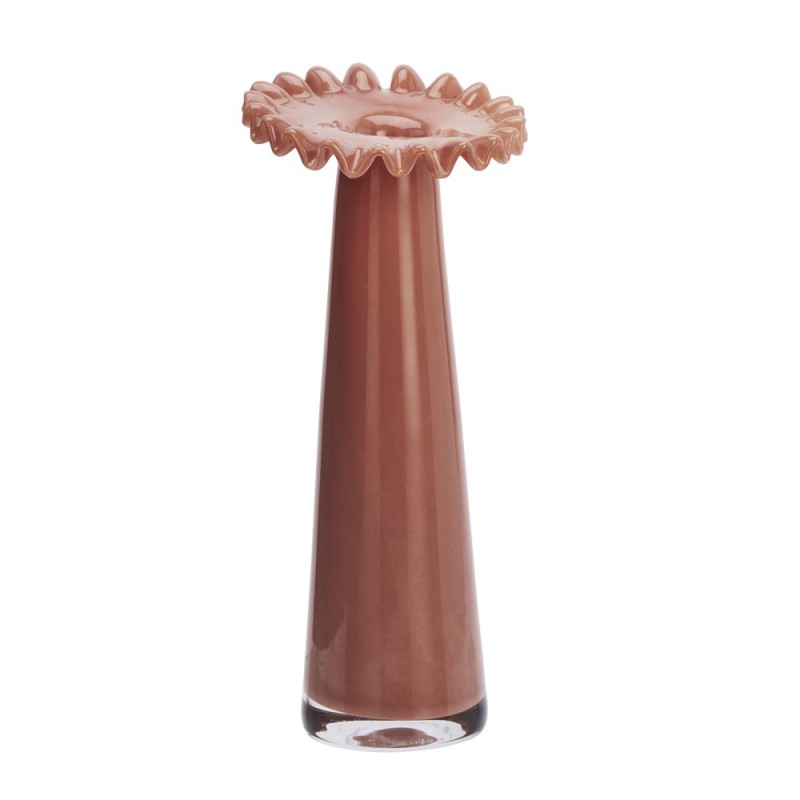 Vase en verre - Paprika