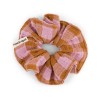 Chouchou Vichy - Lila/caramel