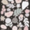 Stickers réfléchissants - Fleurs