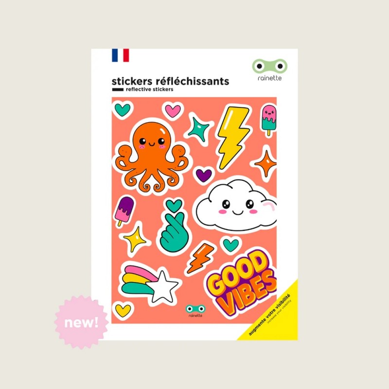 Stickers réfléchissants - Good vibes