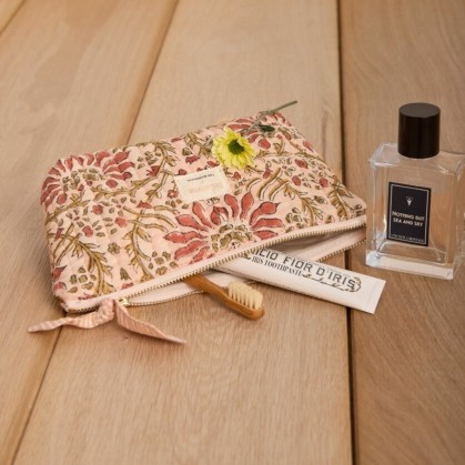 Trousse à maquillage -  Palmyre Rose Poudre