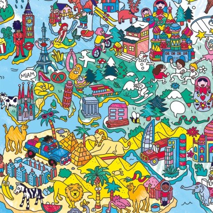 Poster à colorier - Atlas