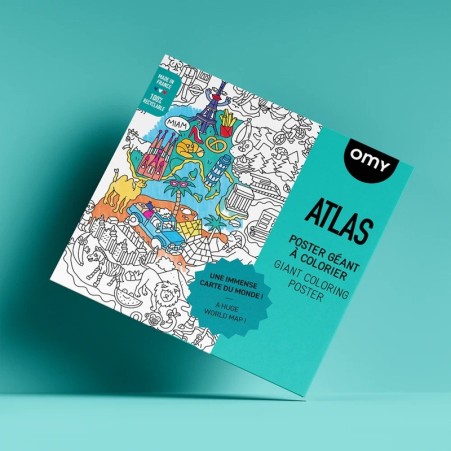 Poster à colorier - Atlas