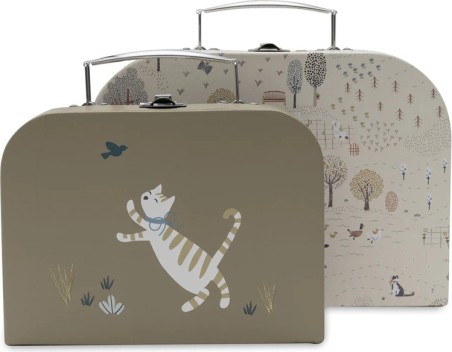 Set de 2 valisettes - Chat