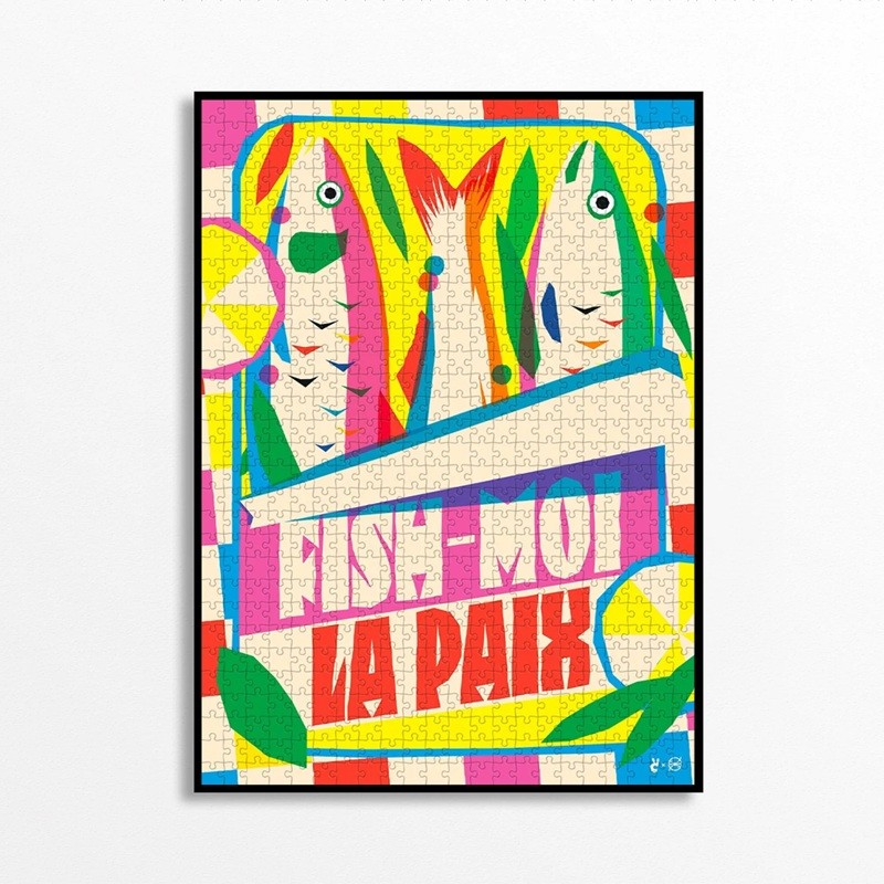 Puzzle 1000 pièces - Fish-moi la paix