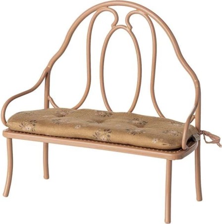 Banc vintage Mini - Rose poudre
