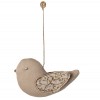Oiseau en tissu à suspendre - Latte