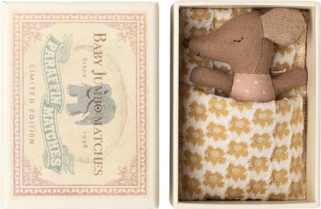Souris bébé dans sa boite - Rose