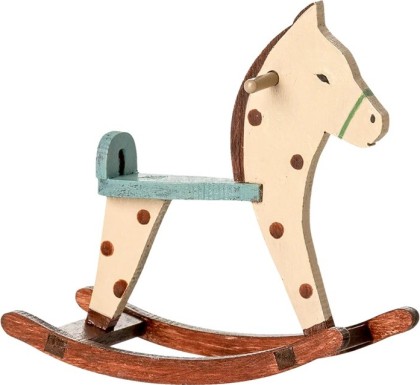 Cheval à bascule - A pois